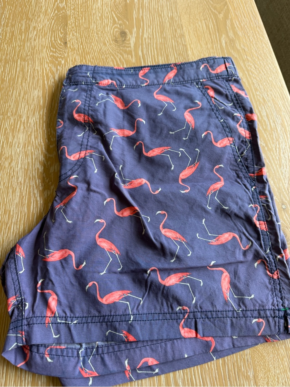 Sid Mashburn Flamingo Navy Swim Trunks